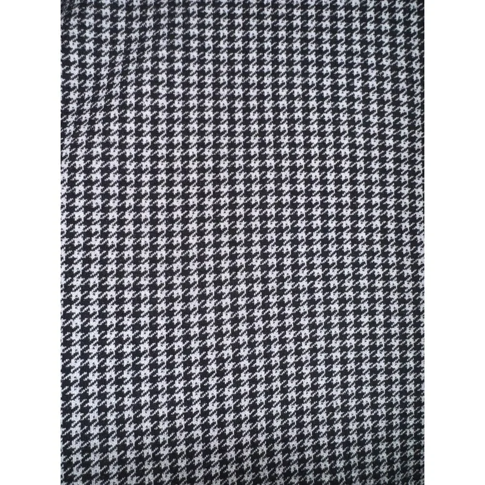 J Jill Wearever Houndstooth 1/2 Sleeve Top Women's‎ 4x Relaxed Work Career Soft
